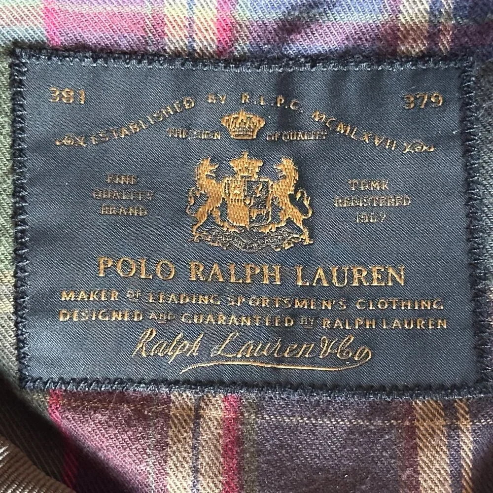 VTG Polo Ralph Lauren Green Brown Windowpane Gents Tweed Cabbie Newboy Hat S/M - Picture 2 of 14